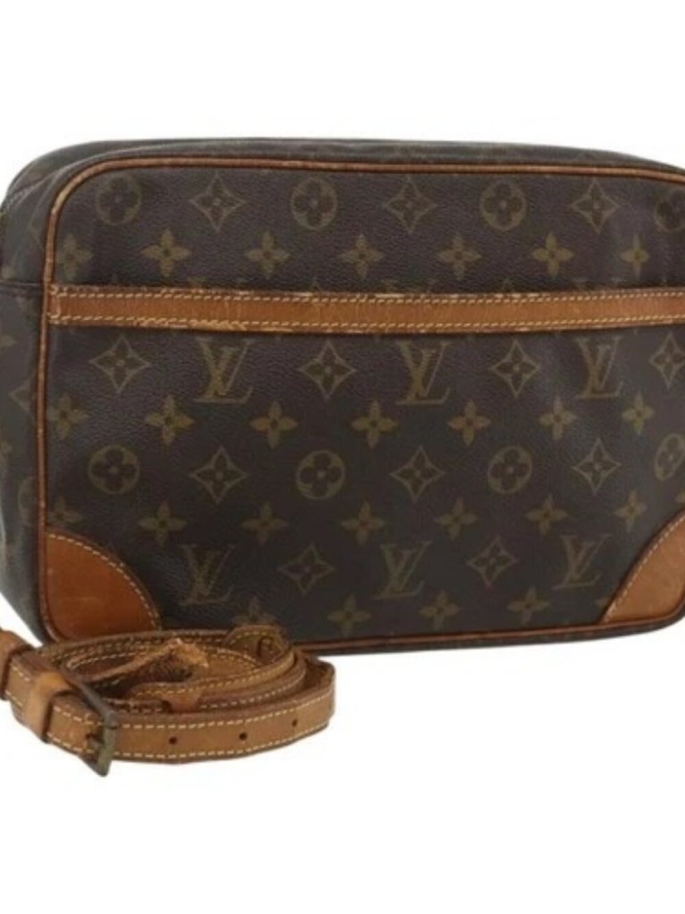 LOUIS VUITTON Monogram Trocadero 27 Shoulder Bag M51274 LV Auth bs34781